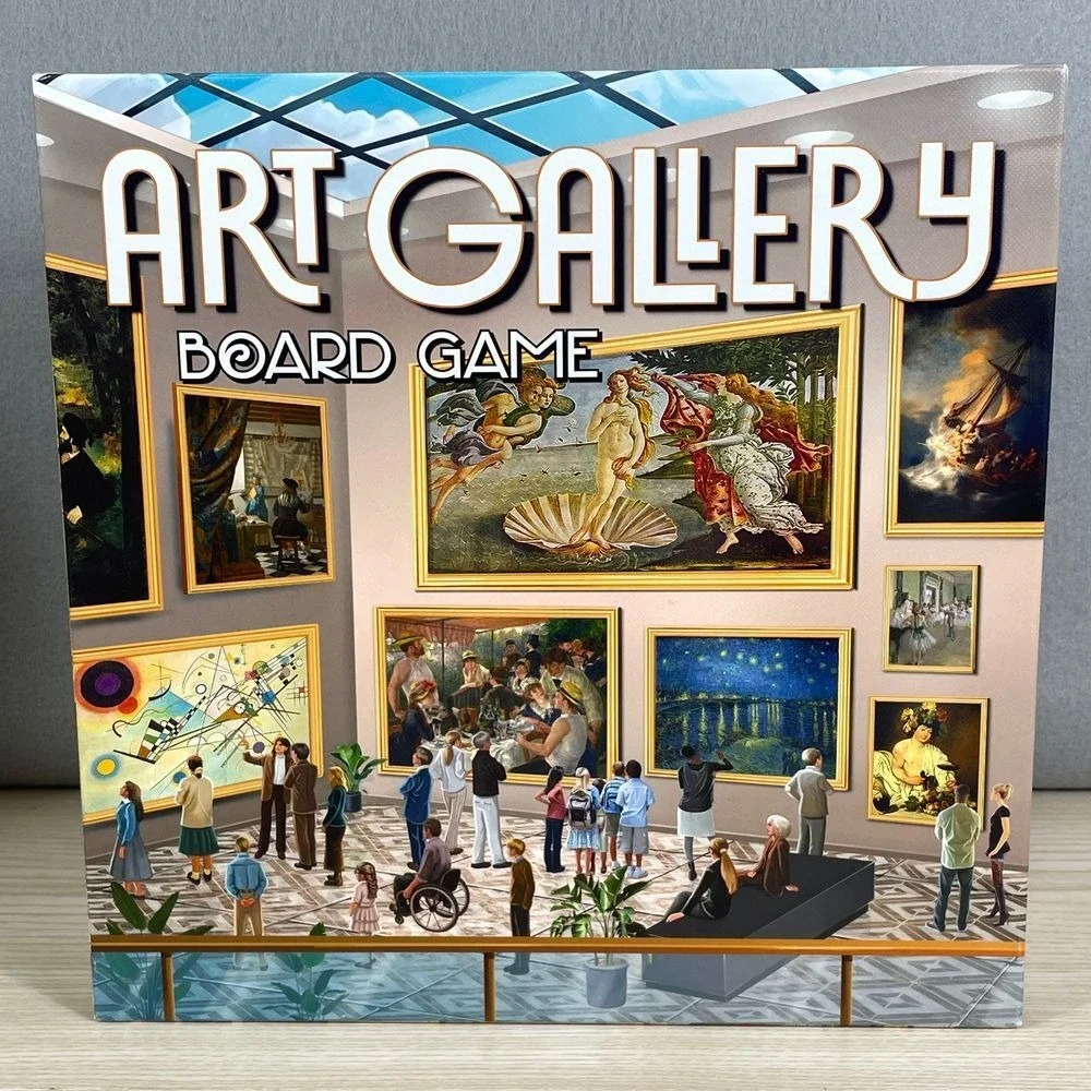 Art Gallery Board Game Piatnik 2023 Strategy 2-6 Players Family Bluff Card Game